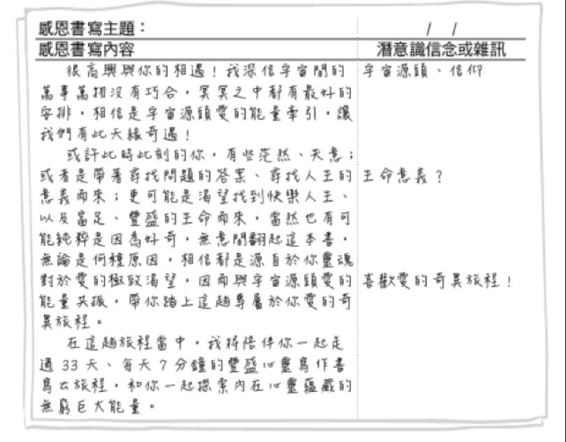 每日练习“丰盛心灵写作”疗愈身心灵:那些你以为自己不知道的感受都藏在潜意识中! 内容图3 女神网-大潮社TV实时追踪属于女人新资讯的综合网站! 每日练习“丰盛心灵写作”疗愈身心灵:那些你以为自己不知道的感受都藏在潜意识中! 愈心灵 图3张