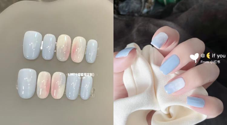 2024 春夏首选美甲色“宝宝蓝”:注入青春活力的软萌色调 内容图3 女神网-大潮社TV实时追踪属于女人新资讯的综合网站! 2024 春夏首选美甲色“宝宝蓝”:注入青春活力的软萌色调 乐生活 图3张