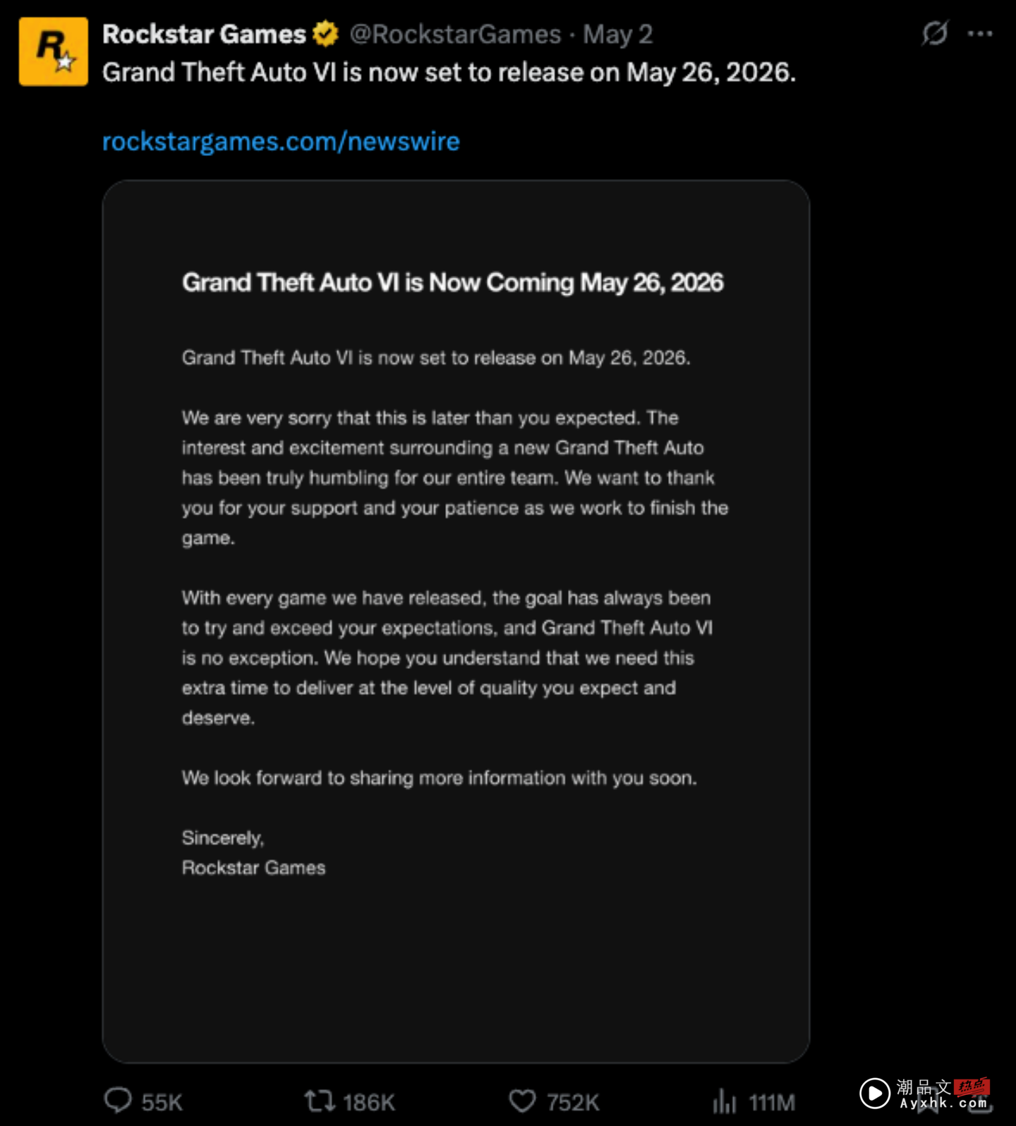 《侠盗猎车手 6》延期到明年?老玩家:不期待没伤害 《侠盗猎车手 6》延期到明年?老玩家:不期待没伤害