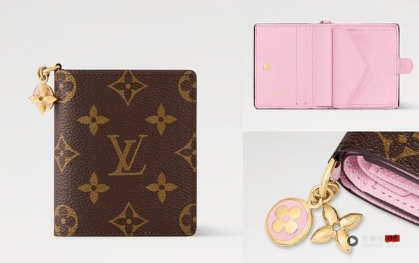 2025 LV 皮夹推荐|男女经典款、热门新款价格总整理,一篇搞懂入门必买指南! 内容图15 新潮社-实时最新热点娱乐时尚美妆等新闻资讯网站! LV皮夹入门指南:2025年最值得投资的男夹、女LV Charms口袋短夹,在Monogram帆布钱包侧边挂有精致的珐琅与金属花卉吊饰经典款与价格总整理