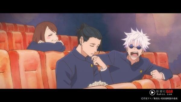 电影版《咒术回战 怀玉玉折》8个彩蛋细节:五条悟杀甚尔有隐喻、夏油杰洗澡画面藏秘密 内容图2 新潮社-实时最新热点娱乐时尚美妆等新闻资讯网站! 《咒术回战 怀玉‧玉折》N个彩蛋盘点!