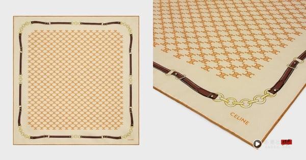 普发一万也能买精品!万元内“精品配件”10 款推荐: LV卡夹、CELINE老花丝巾都能入手 内容图4 新潮社-实时最新热点娱乐时尚美妆等新闻资讯网站! 万元有找精品配件:CELINE 方巾,NT$9,900