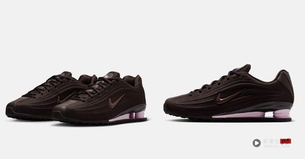 2025 入秋必备“棕色球鞋”推荐:MEOVV、张员瑛同款先锁定,PUMA Speedcat持续大火! 内容图4 新潮社-实时最新热点娱乐时尚美妆等新闻资讯网站! 2025棕色球鞋推荐:Nike shox z,NT$4,500