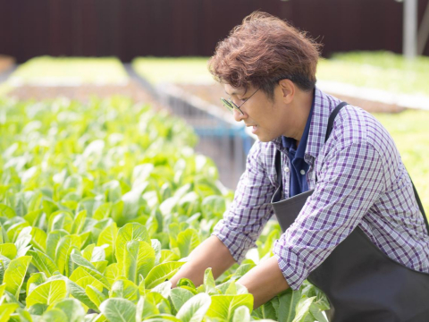 工作与生活不是只在天平的两端！他平日穿白袍、假日拿锄头，不浮不躁回归自然做自己 – 大保社