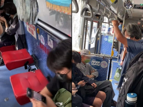 南一中生搭公车没让位，阿伯开骂还投诉到学校！“不让就勒索”…医抛疑问点：博爱座全应取消 – 大保社