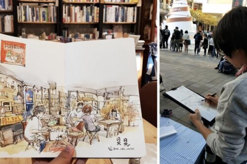 画笔就是她的相机！手绘插画家橘枳用“速写”发掘日常生活之美