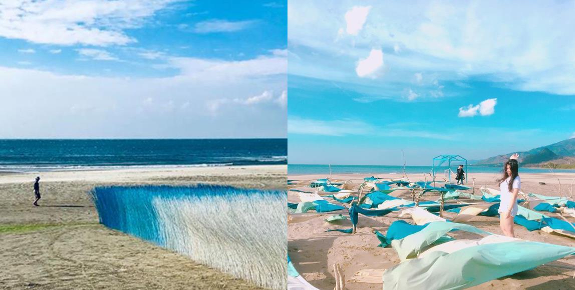 期间限定的超仙景点:屏东小渔村藏秘境,8 万竹签幻化渐层蓝海超吸睛! 内容图1 女神网-大潮社TV实时追踪属于女人新资讯的综合网站! 期间限定的超仙景点:屏东小渔村藏秘境,8 万竹签幻化渐层蓝海超吸睛! 乐活旅行 图1张