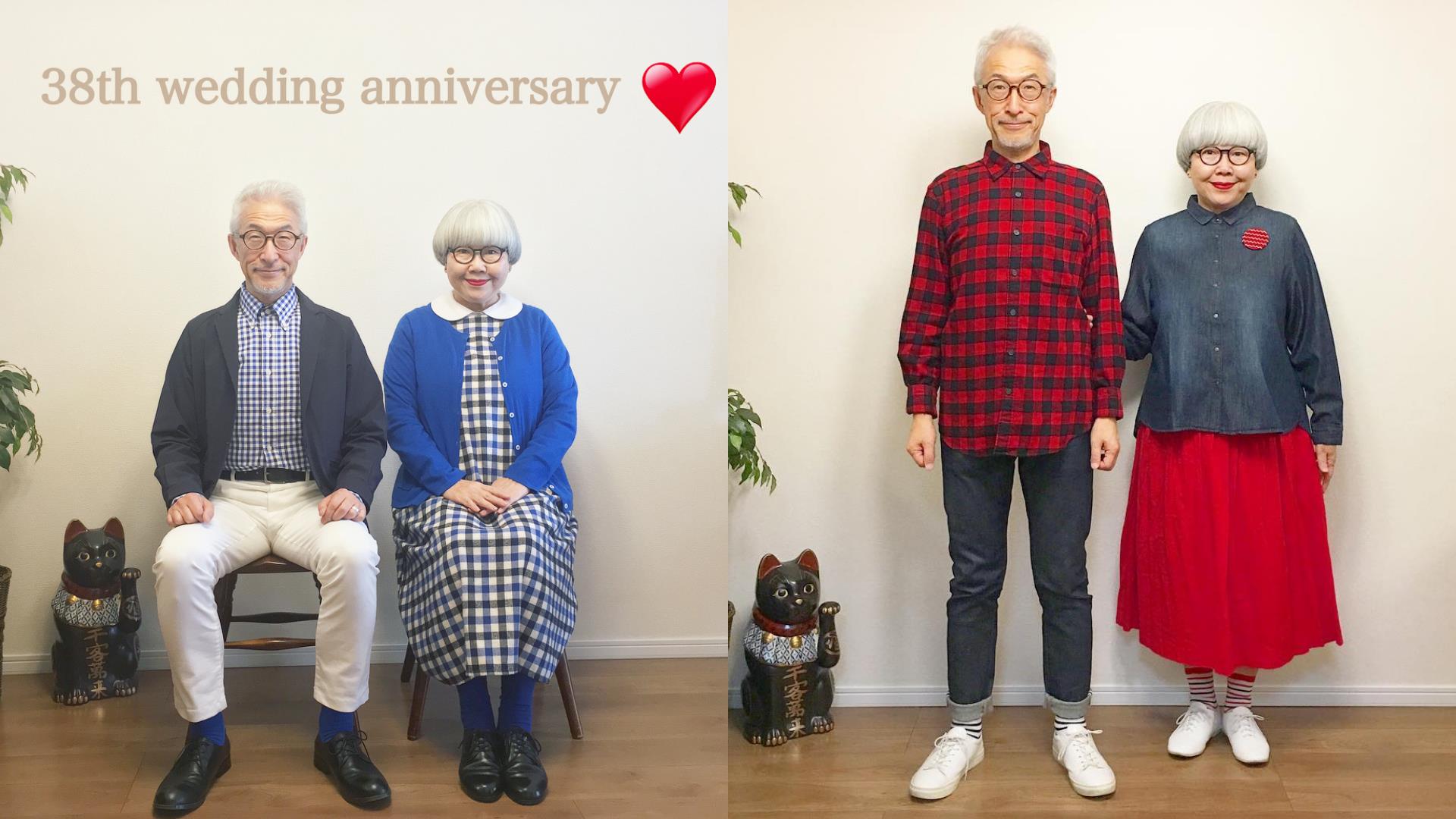 最佳“搭”档!他们结婚 40 年仍热恋如初:从日本穿搭红人 IG 看夫妻相处之道 内容图3 女神网-大潮社TV实时追踪属于女人新资讯的综合网站! 最佳“搭”档!他们结婚 40 年仍热恋如初:从日本穿搭红人 IG 看夫妻相处之道 婚姻经营 图3张