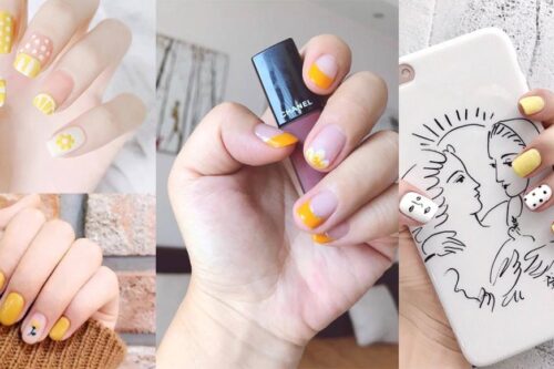 七夕夏日指彩：带着俏皮的“柠檬黄”指彩，一起共度浪漫的情人节夜晚