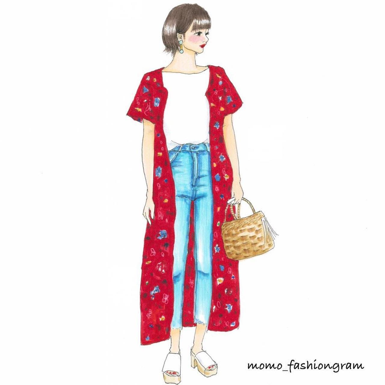 穿搭苦手必看!让日本插画家 Momo 拯救每日烦恼上班穿什么的你 内容图6 女神网-大潮社TV实时追踪属于女人新资讯的综合网站! 14