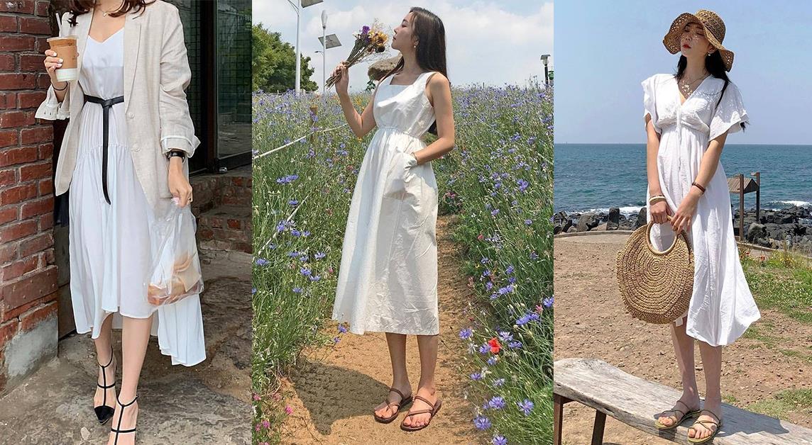 夏天就是要穿飘逸白色洋装!排扣、高腰等 5 招穿搭法,凸显窈窕迷人的曲线 内容图2 女神网-大潮社TV实时追踪属于女人新资讯的综合网站! xX
