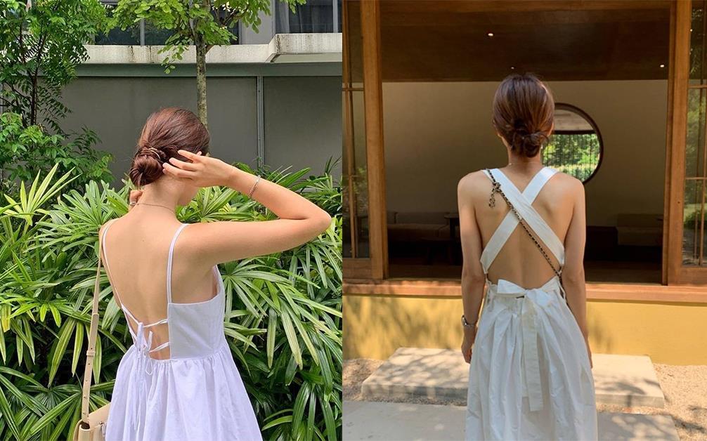 夏天就是要穿飘逸白色洋装!排扣、高腰等 5 招穿搭法,凸显窈窕迷人的曲线 内容图5 女神网-大潮社TV实时追踪属于女人新资讯的综合网站! xzsx