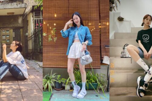 探索女神们的时尚凉鞋穿搭：搭配袜子悠闲清新、可爱俏皮，仿佛再次回到高中少女时期