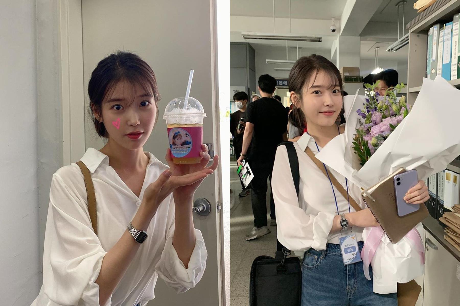 一窥国民妹妹 IU 的日常穿搭:将简单的衬衫,穿搭出 4 种简约又甜美的造型 内容图5 女神网-大潮社TV实时追踪属于女人新资讯的综合网站! 5615