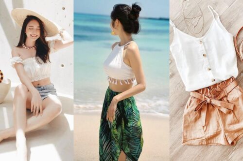 夏日海边约会必学的“心机穿搭术”：在碧海蓝天的衬托之下，做个完美可人的阳光女神