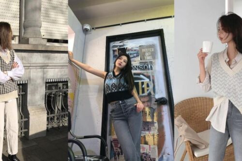 甜美性感都靠它！秋冬必备单品“针织背心”，穿上秒变韩系小姐姐