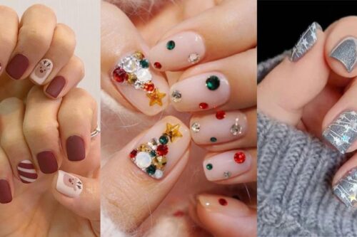 带图去找美甲师！5 种圣诞美甲激发灵感，闪亮钻饰、俏皮麋鹿、没有红配绿一样充满圣诞气息