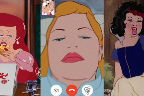 这不是公主啦！艺术家恶搞迪士尼公主崩坏照，还我记忆中美好的童话故事