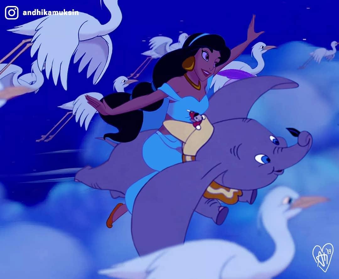 这不是公主啦!艺术家恶搞迪士尼公主崩坏照,还我记忆中美好的童话故事 内容图5 女神网-大潮社TV实时追踪属于女人新资讯的综合网站! 54800490_340321866463526_4191436319621031080_n