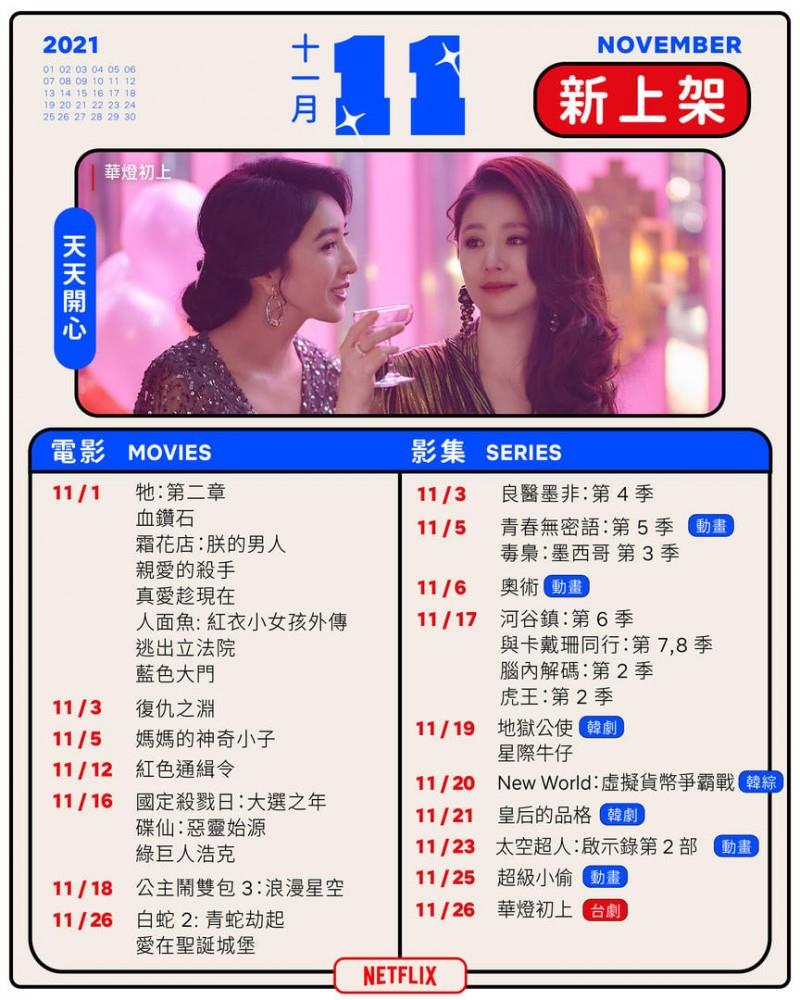 11 月 Netflix 追什么剧?8 部精选必看:林心如、杨谨华《华灯初上》、刘亚仁《地狱公使》 内容图10 女神网-大潮社TV实时追踪属于女人新资讯的综合网站! 11 月 Netflix 追什么剧?8 部精选必看:林心如、杨谨华《华灯初上》、刘亚仁《地狱公使》 影视娱乐 图10张