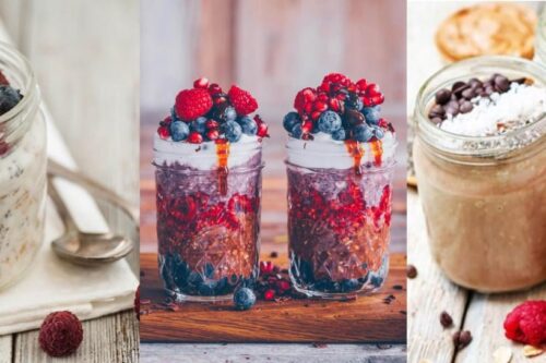 懒人必学的健康早餐食谱：五分钟就能完成的隔夜优格燕麦罐，营养美味又省时！