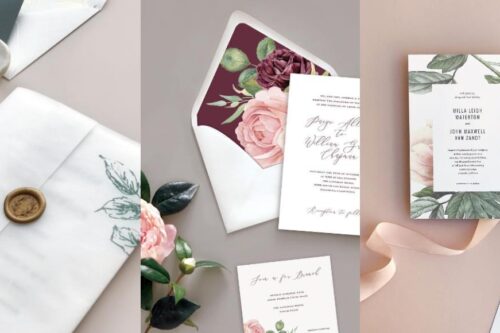 Smitten on Paper：一张浪漫优雅的婚礼邀请函，充分展现新人的品味与质感