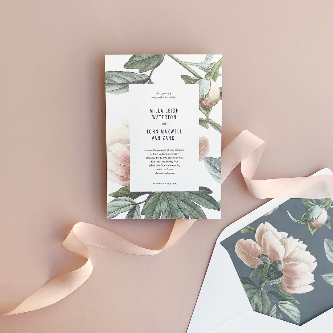 Smitten on Paper:一张浪漫优雅的婚礼邀请函,充分展现新人的品味与质感 内容图3 女神网-大潮社TV实时追踪属于女人新资讯的综合网站! 30085310_2058589737717160_3853910387044909056_n.jpg