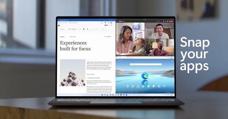 微软即将升级,用户请尖叫!Windows 11 的 5 大看点超吸睛,旧用户可免费升级 内容图3 女神网-大潮社TV实时追踪属于女人新资讯的综合网站! 微软用户有福了!Windows 11系统5大看点,极简设计、多页面模板太吸睛,旧用户竟然还能免费升级!-1