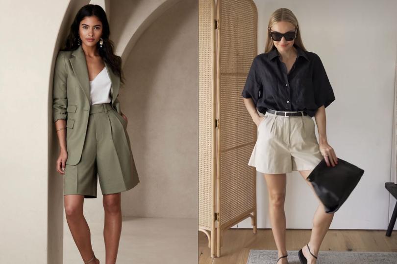 今年夏天这样穿！学会 4 种五分裤穿搭公式，穿搭苦手也能无脑驾驭多种风格 乐生活 图4张