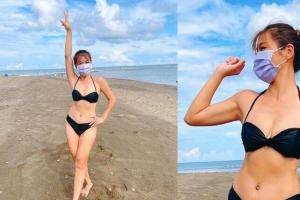 小娴海边大解放！穿比基尼“甩肉8公斤”亲揭超狂瘦身秘诀