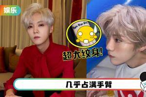 鹿晗IG开心晒纹身！网酸：真不准备当演员了吧