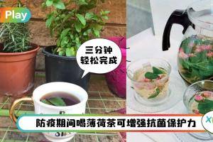 食谱 I 2款抗炎抗病毒的茶饮，自己动手3分钟就搞定！