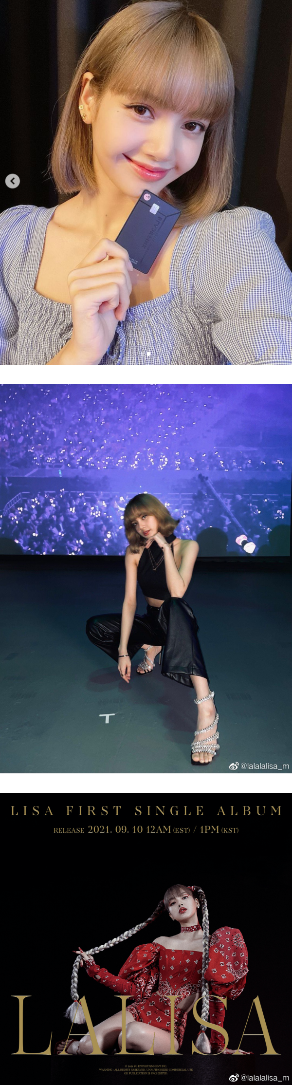 Lisa 红裙+辫子造型推新专辑!首天预购销量爆棚…硬撼队友Rosé 内容图1 潮品文-大潮社旗下实时最新热点娱乐时尚数码等新闻资讯网站!