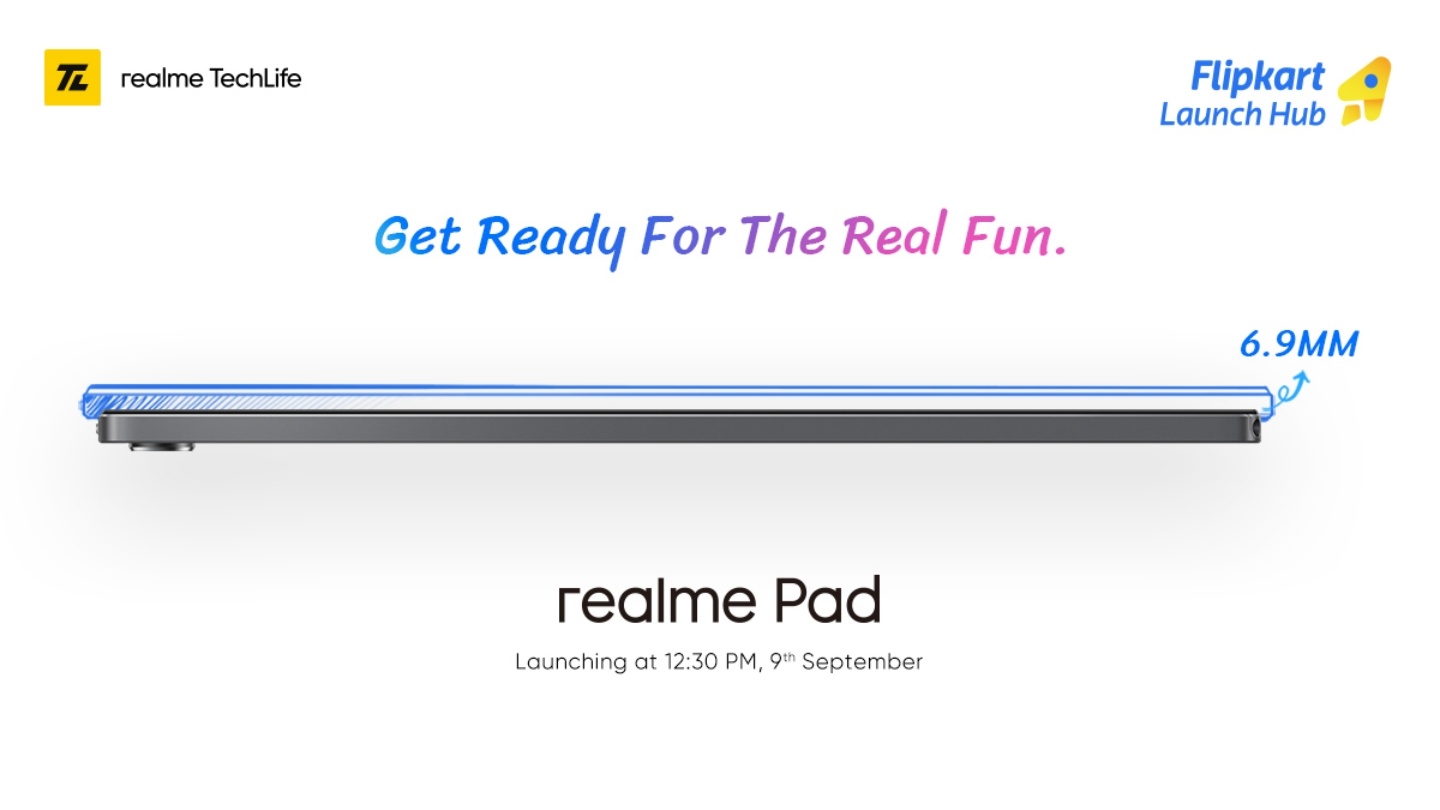 realme 将于 9/9 举办线上发表会！预计亮相首款平板 realme Pad 和 realme 8s/8i 两款新机