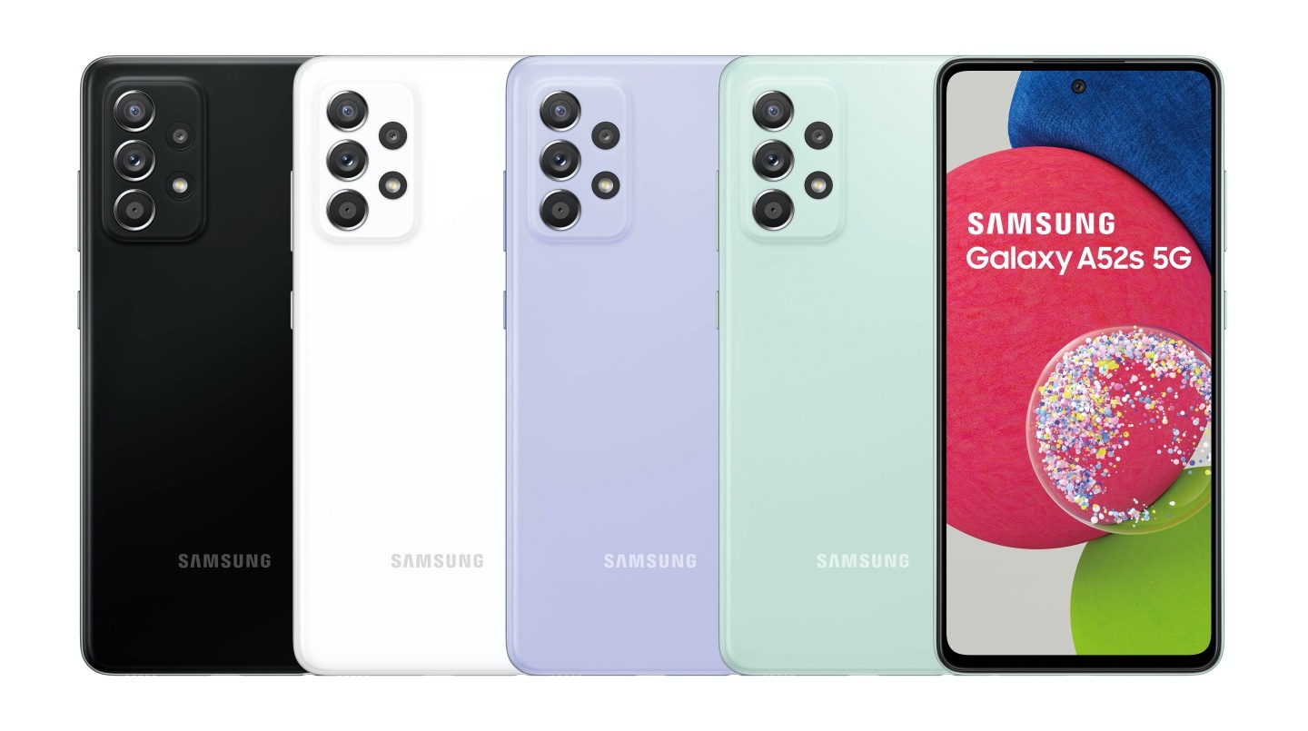 三星超值中阶机‘ Galaxy A52s 5G ’登场!处理器升级!防水还具有高萤幕更新率,售价新台币 13,990 元起 内容图1 潮品文-大潮社旗下实时最新热点娱乐时尚数码等新闻资讯网站! 三星超值中阶机‘ Galaxy A52s 5G ’登场!处理器升级!防水还具有高萤幕更新率,售价新台币 13,990 元起