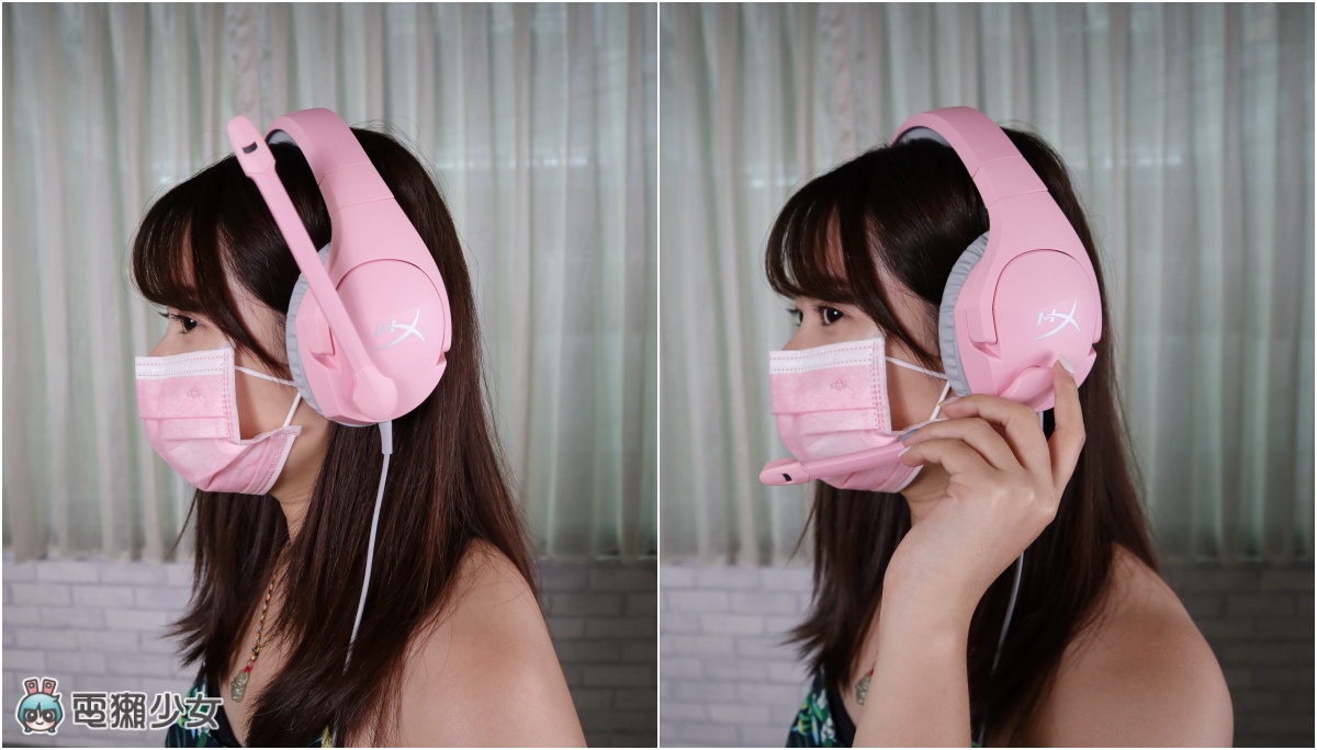 HyperX 最经典的‘ Cloud Stinger 系列 ’也出粉红色耳机！主打轻量化设计，打游戏也要很可爱