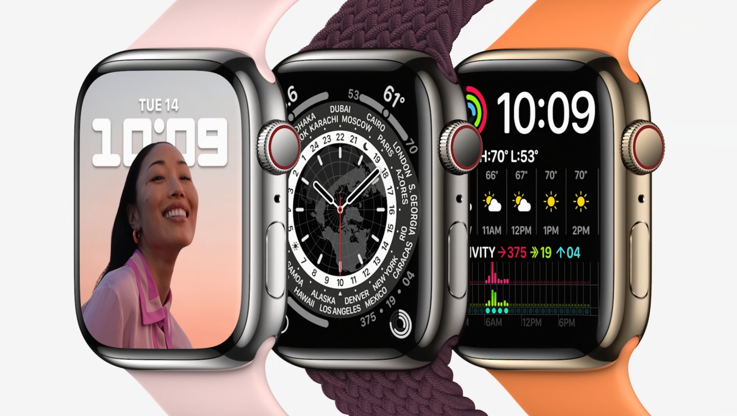 Apple Watch Series 7 来了!拥有更大的萤幕、圆润的边框,会是目前‘ 最耐用 ’的 Apple Watch 内容图10 潮品文-大潮社旗下实时最新热点娱乐时尚数码等新闻资讯网站! Apple Watch Series 7 来了!拥有更大的萤幕、圆润的边框,会是目前‘ 最耐用 ’的 Apple Watch