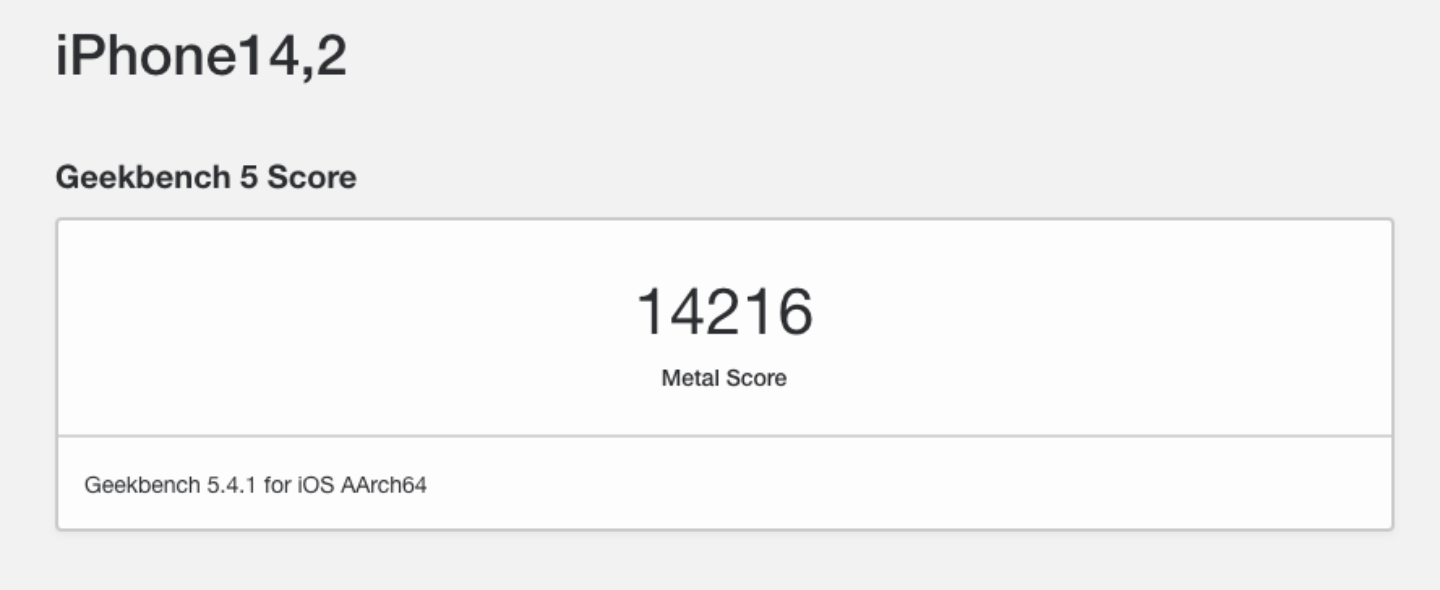 苹果 A15 晶片跑分出炉!iPhone 13 的 GPU 效能表现比前代提升 55% 内容图4 潮品文-大潮社旗下实时最新热点娱乐时尚数码等新闻资讯网站! 苹果 A15 晶片跑分出炉!iPhone 13 的 GPU 效能表现比前代提升 55%