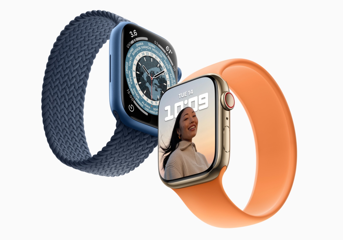 Apple Watch 7 周五 10/8 号开放预购!售价台币 11,900 起 内容图1 潮品文-大潮社旗下实时最新热点娱乐时尚数码等新闻资讯网站! Apple Watch 7 周五 10/8 号开放预购!售价台币 11,900 起