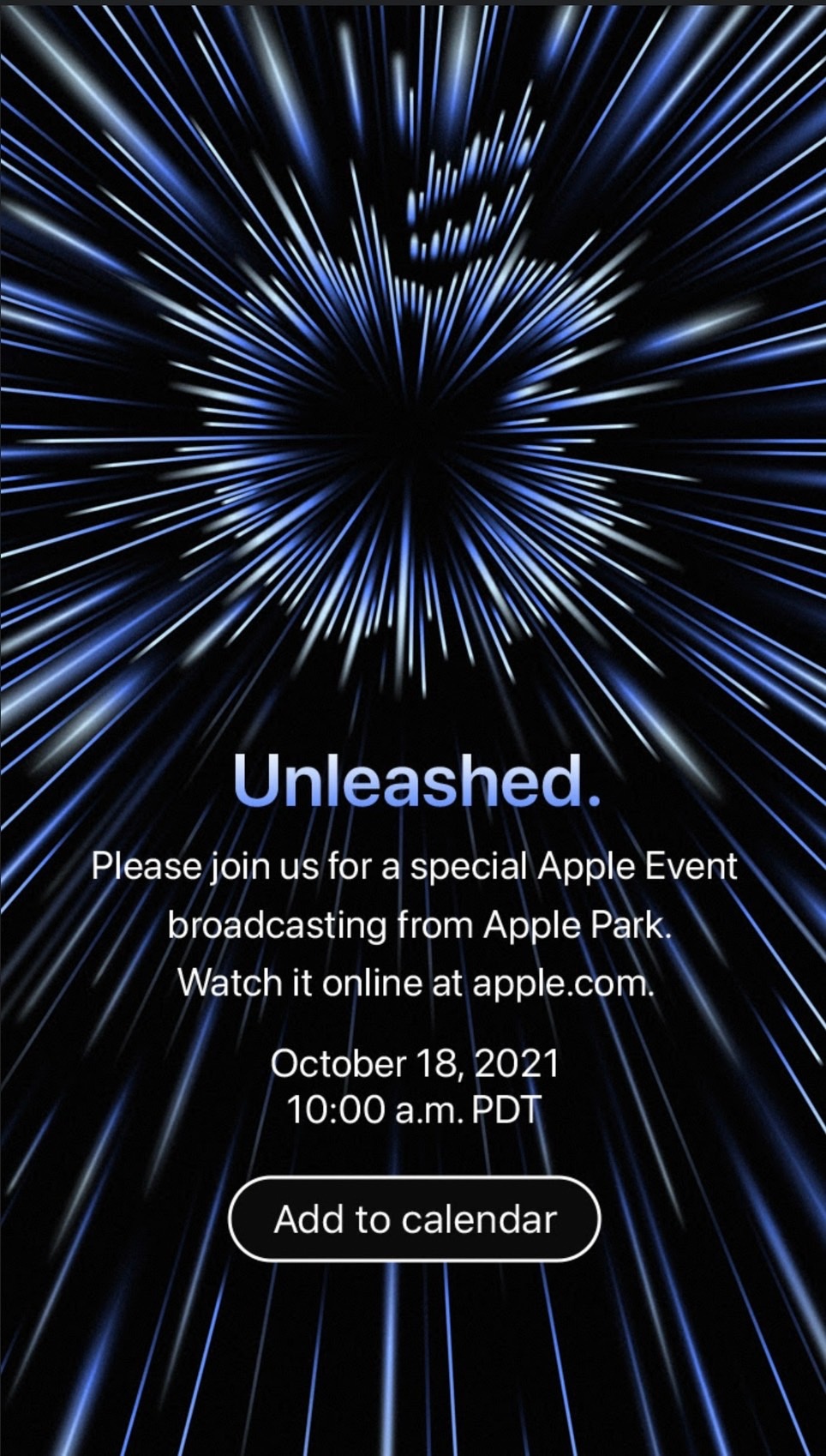 苹果下周 10/19 举办第二场秋季发表会 提前 Google 一天!将迎来新的 14、16 吋 MacBook Pro? 内容图1 潮品文-大潮社旗下实时最新热点娱乐时尚数码等新闻资讯网站! 苹果下周 10/19 举办第二场秋季发表会 提前 Google 一天!将迎来新的 14、16 吋 MacBook Pro?