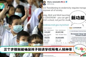 Tips I COVIDNOW一键就能清楚师生接种率，3步骤教学教你怎么check！