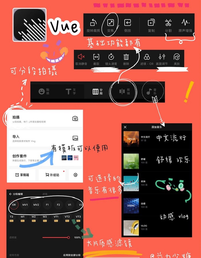 APP I 5款免费好用手机剪辑APP，随手搞定高清大片！ 更多热点 图4张