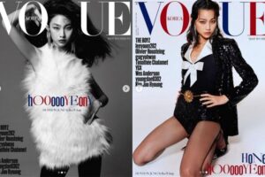 正面全裸火辣登封面！姜晓“比基尼全是洞”中门大开被看光