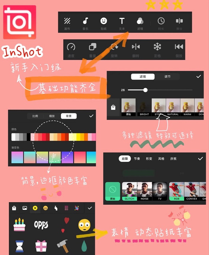 APP I 5款免费好用手机剪辑APP，随手搞定高清大片！ 更多热点 图3张