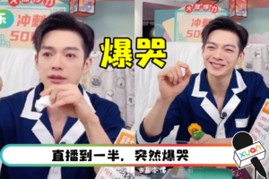 辰亦儒直播带货突崩溃爆哭！ 网酸：到直播间演戏了
