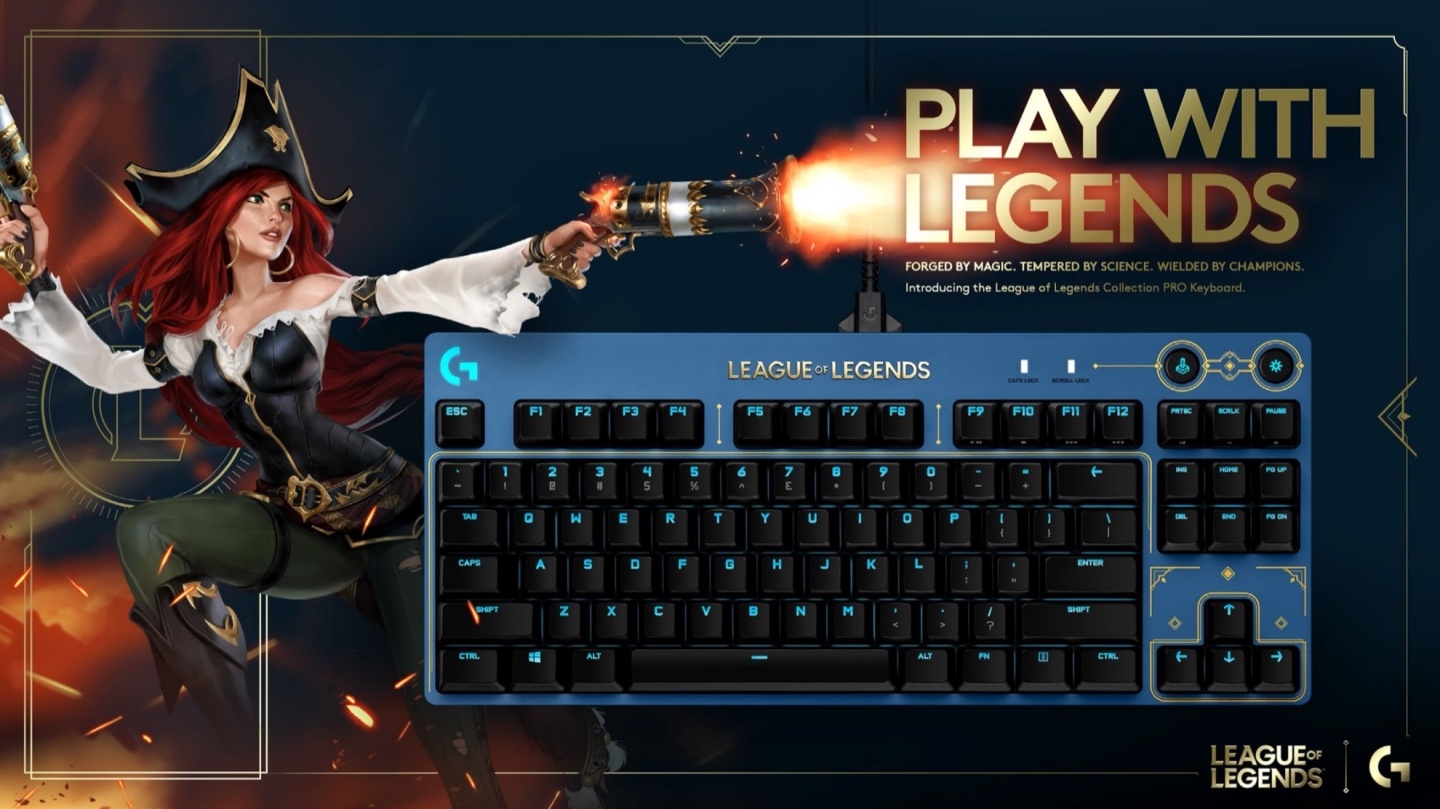 Logitech G 推出《英雄联盟》限量联名周边!键盘、滑鼠、耳机、滑鼠垫通通都有 内容图4 潮品文-大潮社旗下实时最新热点娱乐时尚数码等新闻资讯网站! Logitech G 推出《英雄联盟》限量联名周边!键盘、滑鼠、耳机、滑鼠垫通通都有