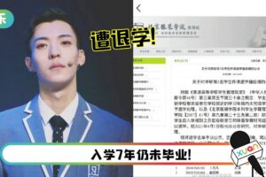 《偶练》卜凡惊传遭退学！原因曝光被嘲：内娱第一人