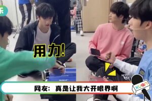 时代少年团用iPhone当球拍！用力“杀球” 毫不心疼！