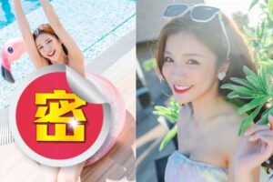 包不住双峰！女神三点式泳衣一抬手“零死角美胸”正面现形