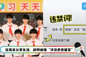 TF家族“禁忌词”公开…留言撸、鸡鸭、英文通通被禁！网笑翻：太敏感